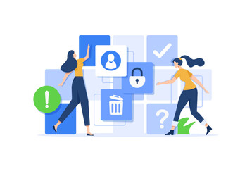 Data analytics concept. Dashboard SEO on screen,Business finance report