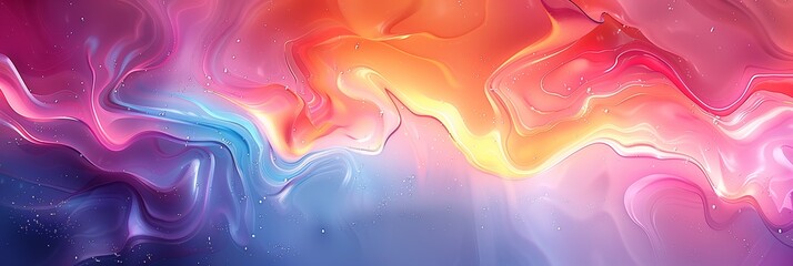 Fototapeta premium abstract background with swirling colors, colorful pastel color palette, wavy lines, artistic creative expression, fluid shapes, digital art style in the style of artistic expression.