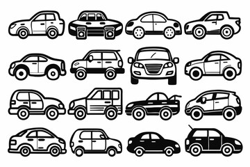 icons, auto, transportation, truck, automobile,