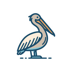 illustration of a pelican