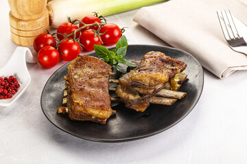 Roasted Lamb ribs with spices