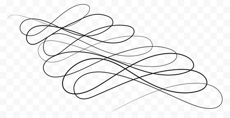 Marker drawn scribble vector. Childish drawing. Hand draws calligraphy swirls. Curly brush strokes, marker scrawls as graphic design elements