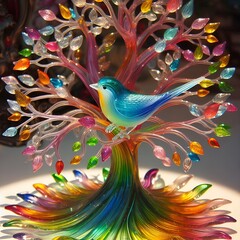 Obraz premium bird on a branch