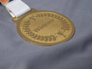 Medals that used as apreciation for winner from a competition. Usually  gold, silver and bronze