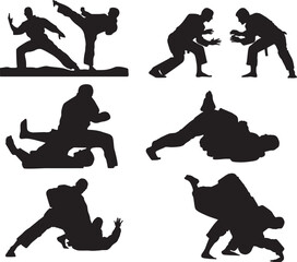 Brazilian jiu-jitsu EPS; Brazilian jiu-jitsu clipart; Brazilian EPS ; Brazilian jiu-jitsu silhouette; EPS Bundle; Eps