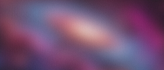 Blue purple pink color gradient wave background grainy texture dark abstract web banner header backdrop design copy space