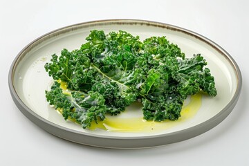 Fototapeta premium Irresistible Baked Kale for Foodies