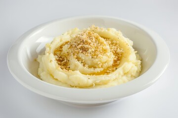 Velvety Mashed Potatoes with Parmesan and Bread Crumbs