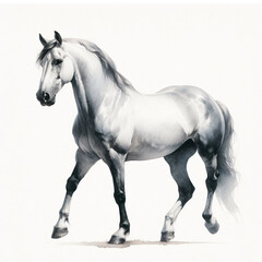 Obraz premium horse isolated on white