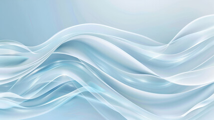 Obraz premium Beautiful Abstract background with smooth lines in blue and white colors ,Modern Abstract background with smooth wavy lines in light pastel colors