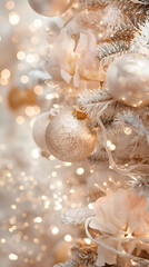 Christmas lights ornamenal background design