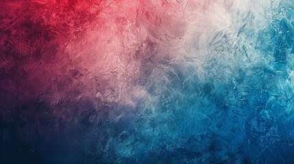 Naklejka premium Abstract Red and Blue Textured Background, Generative AI