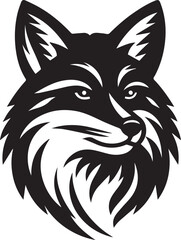 Minimalist Vector Illustrations of an Angry Fox Head for Eye-Catching Logos and Branding
