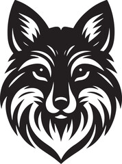 Minimalist Vector Illustrations of an Angry Fox Head for Eye-Catching Logos and Branding