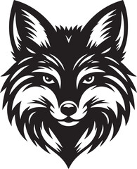 Minimalist Vector Illustrations of an Angry Fox Head for Eye-Catching Logos and Branding