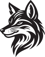 Minimalist Vector Illustrations of an Angry Fox Head for Eye-Catching Logos and Branding