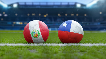 Peru vs Chile Soccer Match