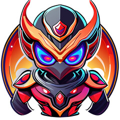 Colorful Vector Alien Character Design for Sublimation T-shirt Printing