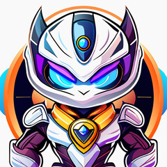 Extraterrestrial Vector Mascot Illustration for Sublimation Printing and Wall Art