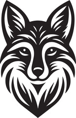 Minimalist Vector Illustrations of an Angry Fox Head for Eye-Catching Logos and Branding