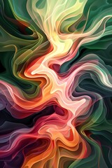 Fototapeta premium A serene flow of light and shadow creating a calming pattern