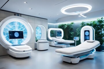 Futuristic Eco Friendly Hospital Room