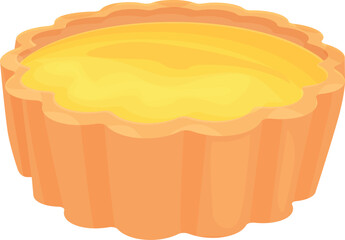 Freshly baked egg tart is a perfect dessert for your tea party