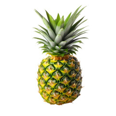 Fototapeta premium isolated white background of pineapple