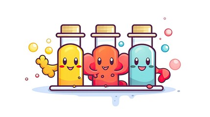 illustration of a bottle of oil