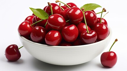 cherries in a bowl