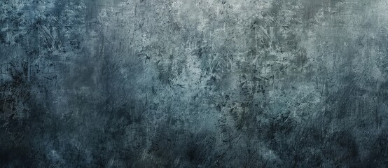 Obraz premium Dark blue textured wall background with a distressed vintage grunge texture, perfect for adding a touch of character to any design project