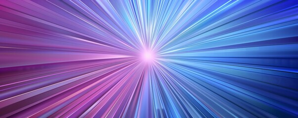 Fototapeta premium Abstract background with light trails converging to a central point