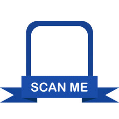 Obraz premium QR code frame. Social media applications icon. QR code mockup. Scan me text. Mobile payment. Application code for scan. Join us link. Website URL code