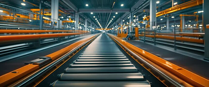 The roller conveyor crossing
