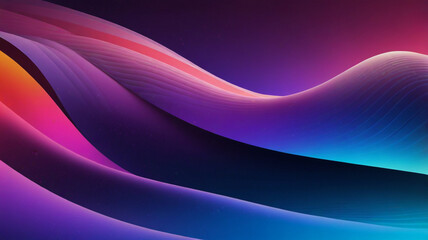 Obraz premium 3d neon abstract gradient wave background. abstract neon background concept. 