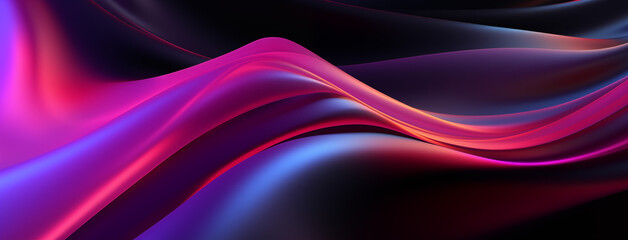 Fototapeta premium Abstract background colored stains and waves of liquid glossy paint 