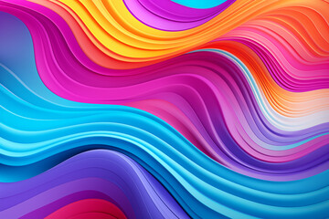 Abstract background colored stains and waves of liquid glossy paint	
