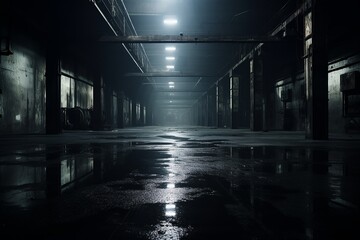 Abstract; Grunge Aesthetics; Concrete Floor; Enigmatic Fog; Artistic; Mystery; Atmospheric; Dark; Texture; Background; Urban; Ephemeral; Moody; Industrial; Surreal; Ambiance; Desolate; Gritty; Urban