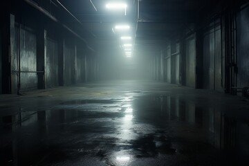 Abstract; Grunge Aesthetics; Concrete Floor; Enigmatic Fog; Artistic; Mystery; Atmospheric; Dark; Texture; Background; Urban; Ephemeral; Moody; Industrial; Surreal; Ambiance; Desolate; Gritty; Urban