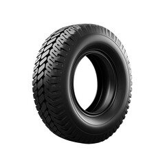 Obraz premium realistic tire isolated on white