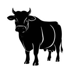 Cow flat illustration image