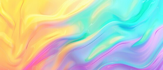 Abstract pastel swirls background with a dreamy and ethereal atmosphere, featuring soft and flowing...
