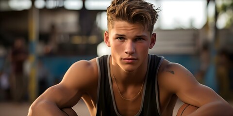 An Attractive 18-Year-Old. Concept Youthful Portraits, Teenage Beauty, Fresh Faces, Natural Glow, Captivating Images