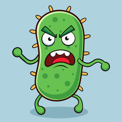 Fototapeta premium green virus
