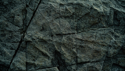Black stone background. Dark rock surface texture at coast near the sea. Abstract pattern. Natural backdrop. Natural rock surface. Element, material design.