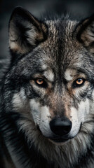 Obraz premium gray wolf lupus