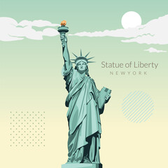 Statue of Liberty - NewYork- Stock Illustration © Design Praxis