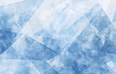 Obraz premium abstract blue background with triangles