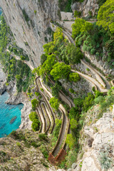 Capri, Italy from the Gardens of Augustus