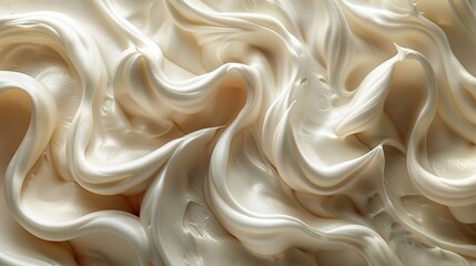 Obraz premium It displays a pure, smooth surface of creamy white texture with light and shadow playing across it